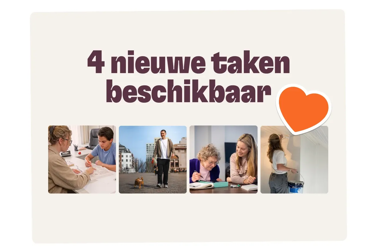 bijles, huisdierenoppas, IT-hulp en klussen