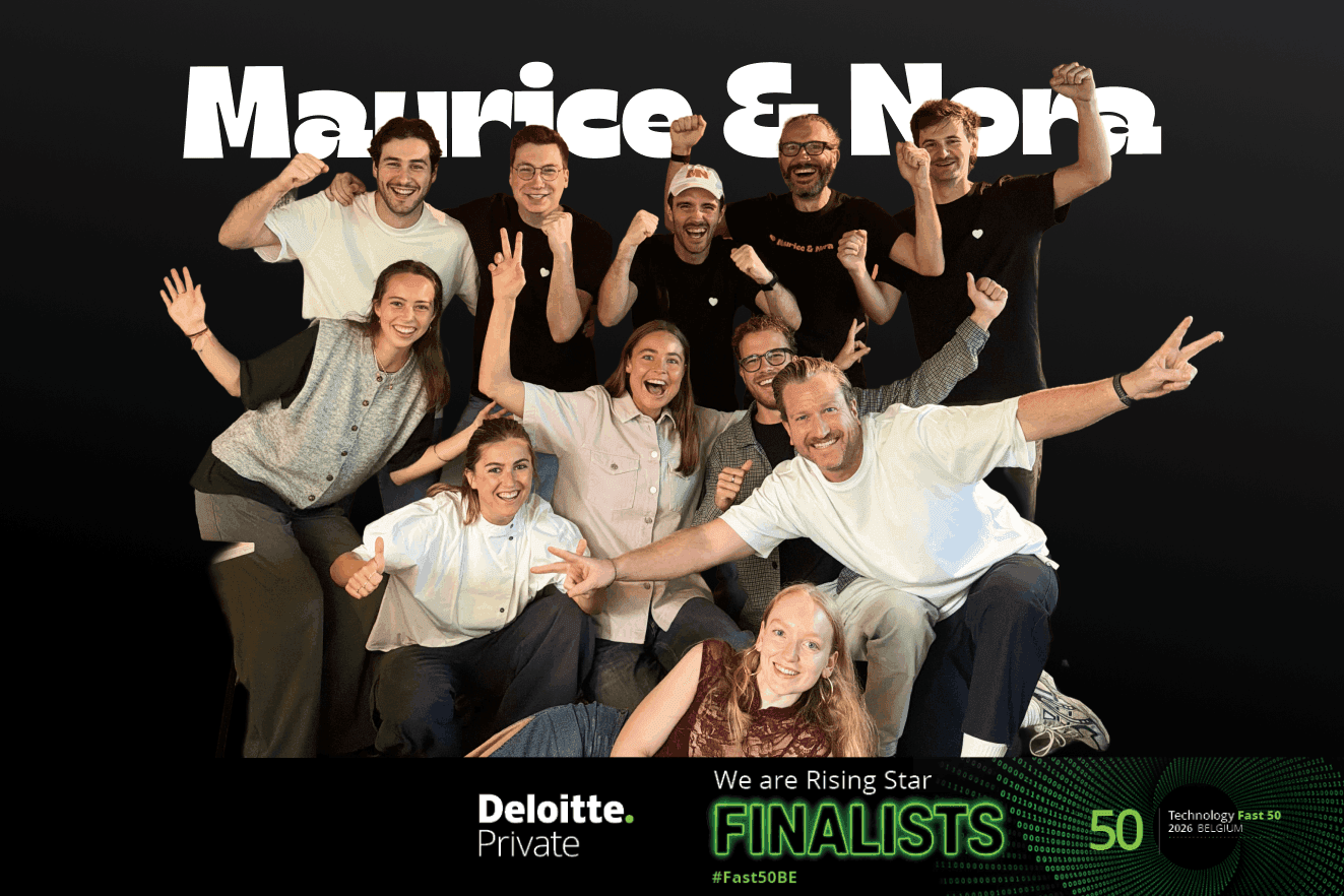 Maurice & Nora is finalist voor de Rising Star Award 2026 van Deloitte Technology Fast 50.