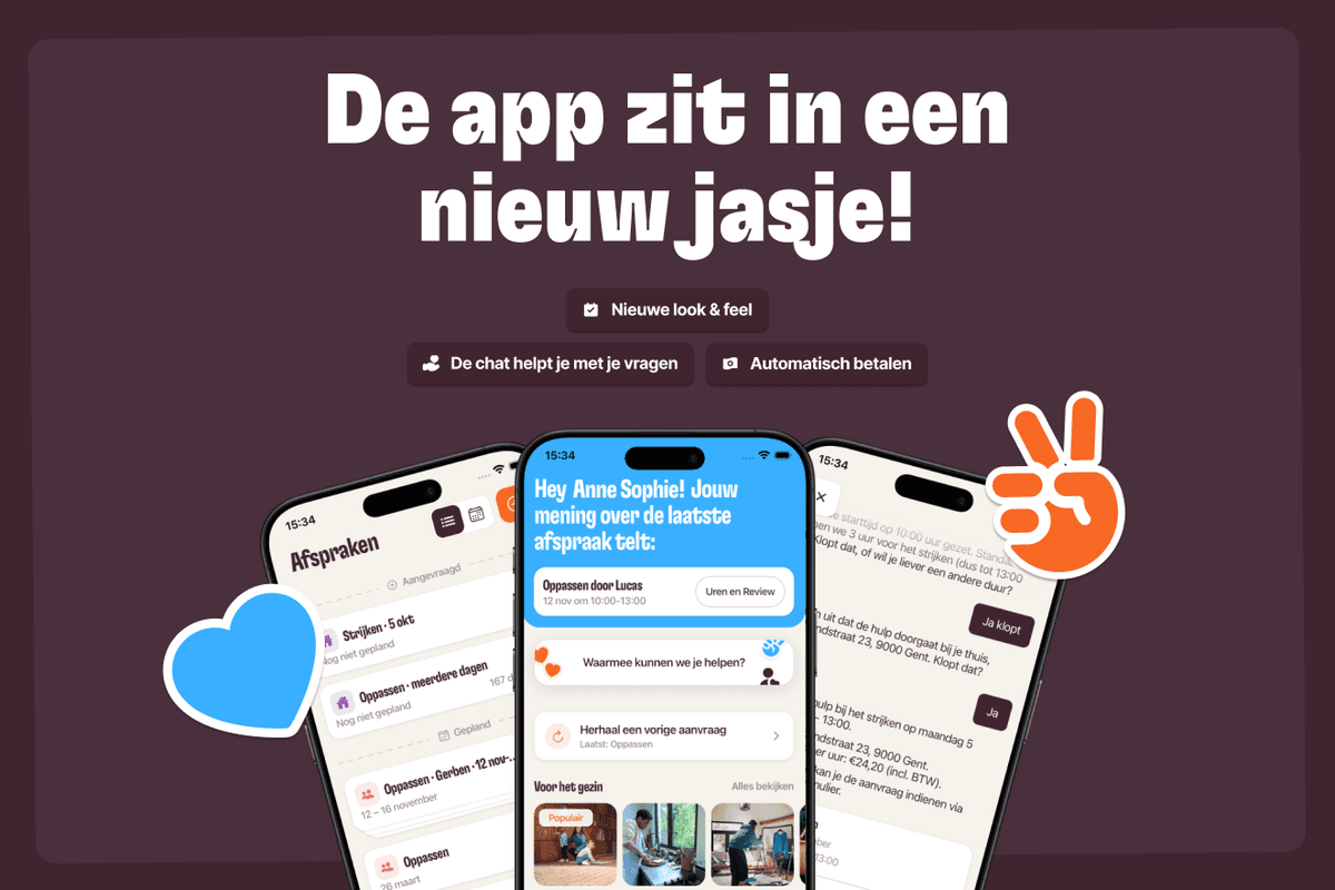 De vernieuwde app van Maurice & Nora